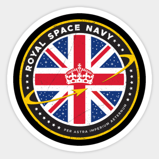 ROYAL SPACE NAVY — Logo Sticker